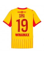 Moške Nogometnih dresov RC Lens Abdallah Sima #19 Domači 2025-26 Kratki rokavi Moške Nogometnih dresov RC Lens Abdallah Sima #19 Domači 2025-26 Kratki rokavi